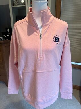 Golf Pink Quarter-Zip Pullover
